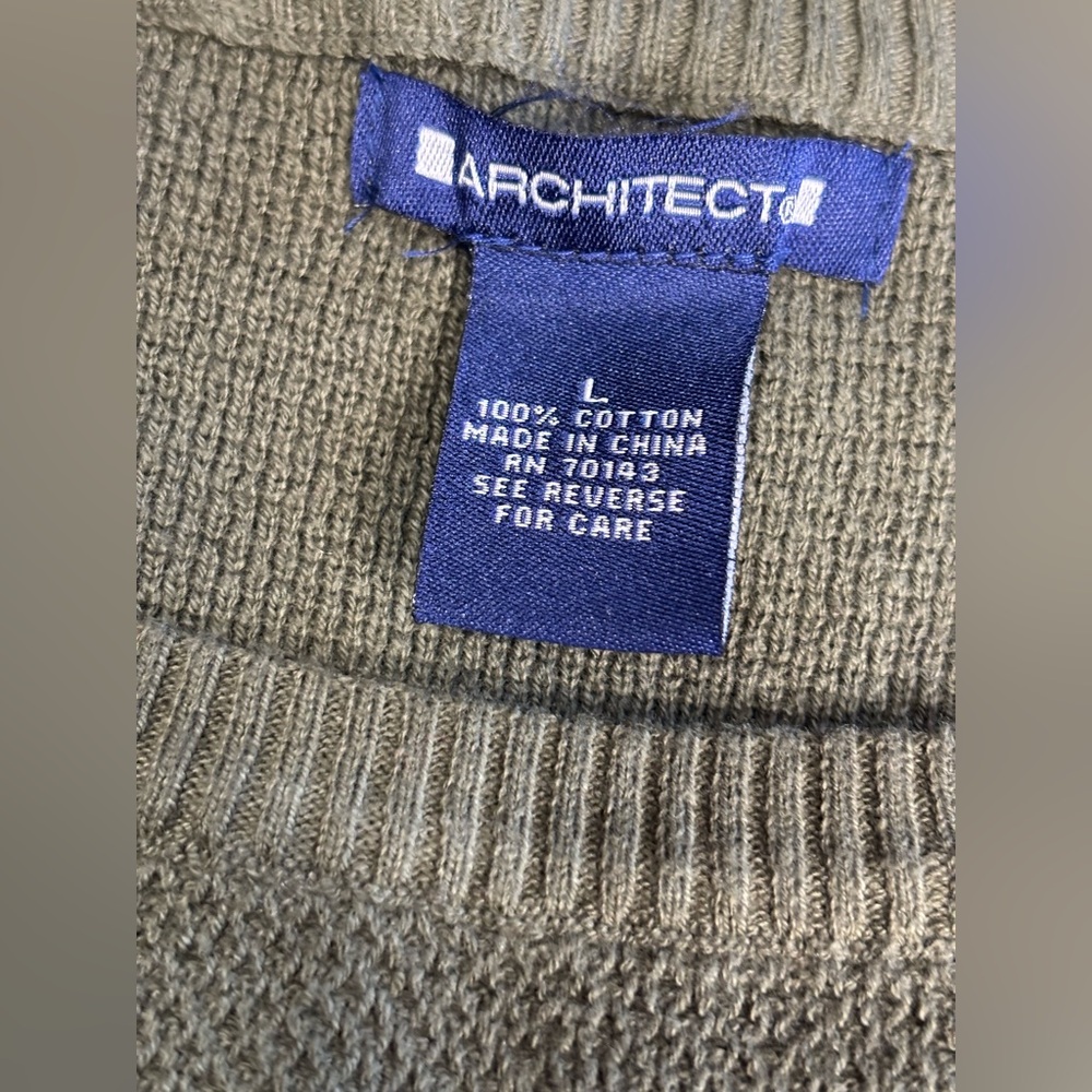 3/$20 Architect Olive Green Women's Sweater - Picture 10 of 12